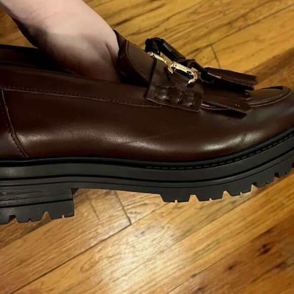 Sezane Amy Loafers in Iced Chocolate Size 9 - Picture 7 of 11